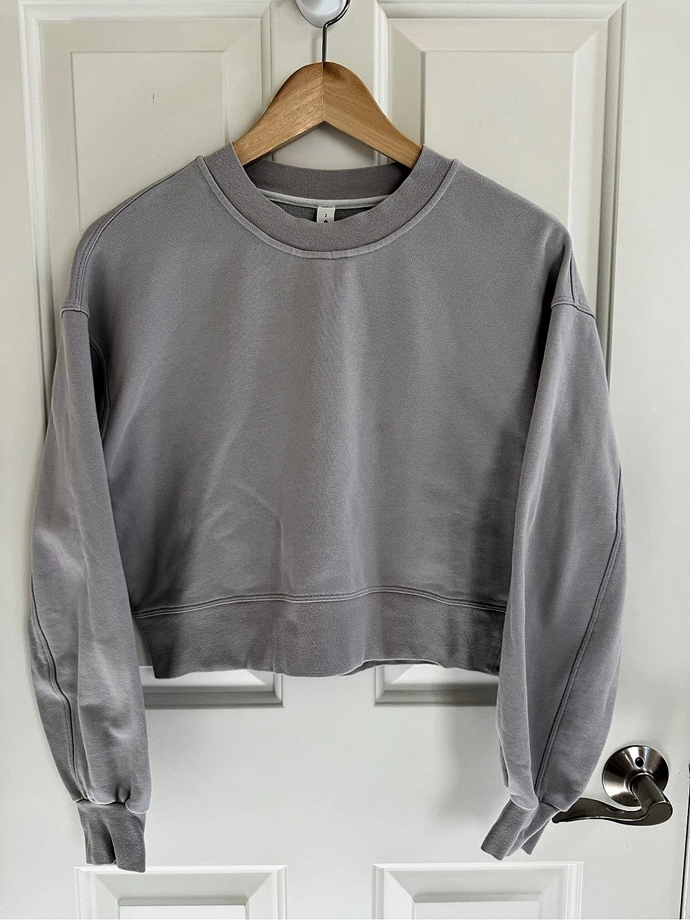 lululemon Perfectly Oversized Crew Oversized Crew Gray Size 2 Like New